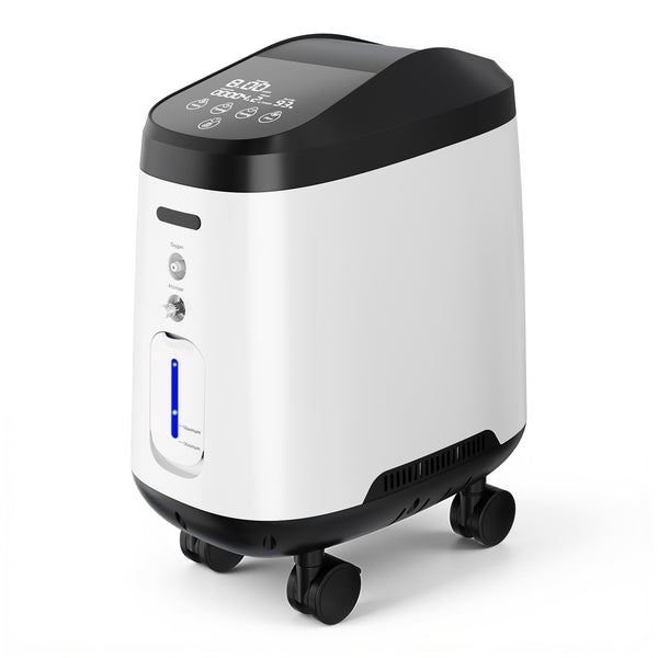VARON 105W Pro Wheel Edition | Continuous Flow Home Oxygen Concentrator (1-9 settings)