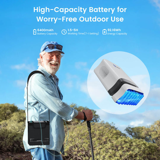 New Arrival! VARON 1-7L Portable Oxygen Concentrator VP-8 lite