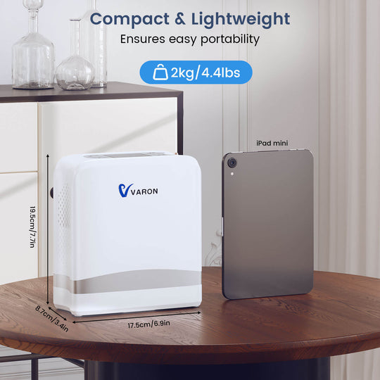 New Arrival! VARON 1-7L Portable Oxygen Concentrator VP-8 lite