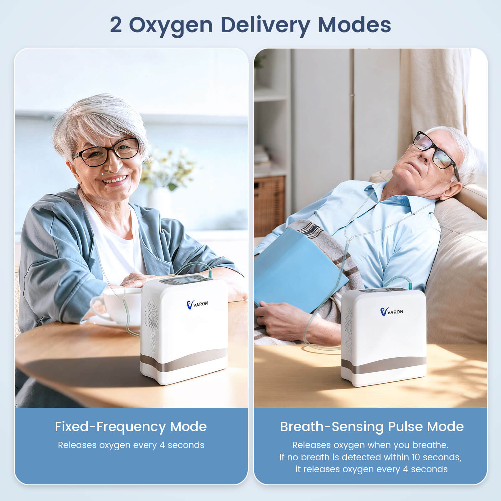 VARON 1-7L Portable Oxygen Concentrator VP-8 lite