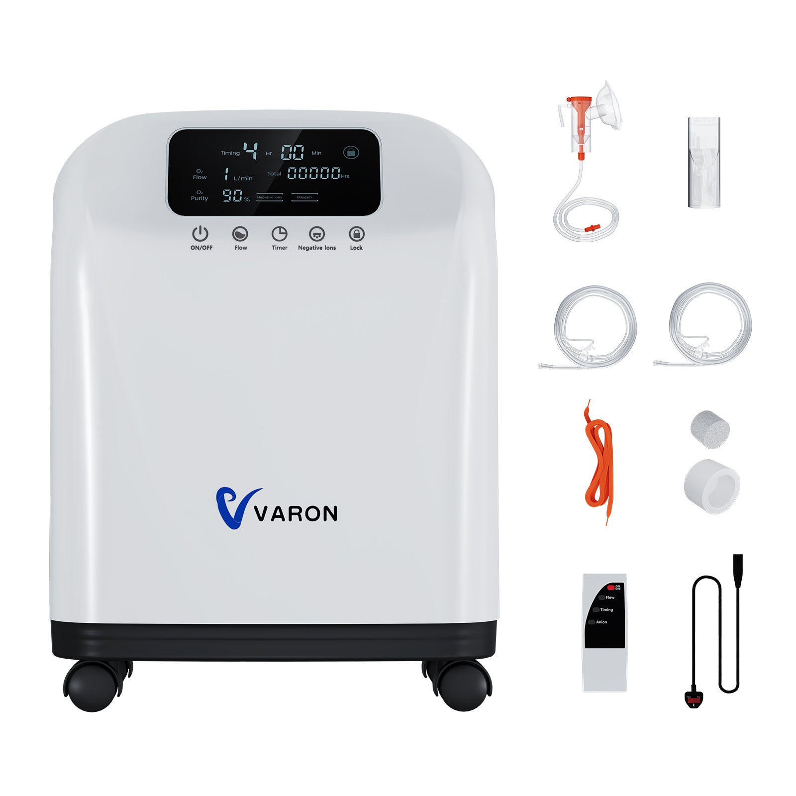 VARON 1-9L Continuous Home Oxygen Concentrator VH-4
