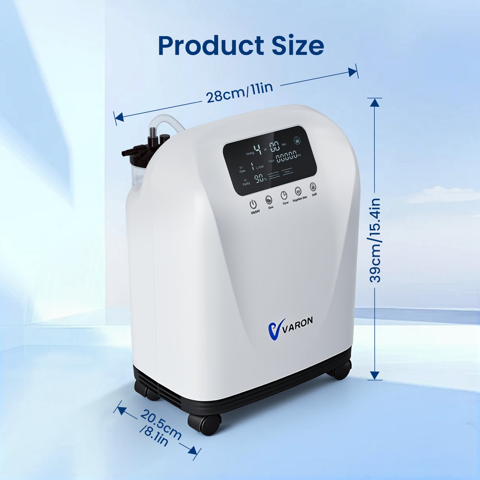 VARON 1-9L Continuous Home Oxygen Concentrator VH-4