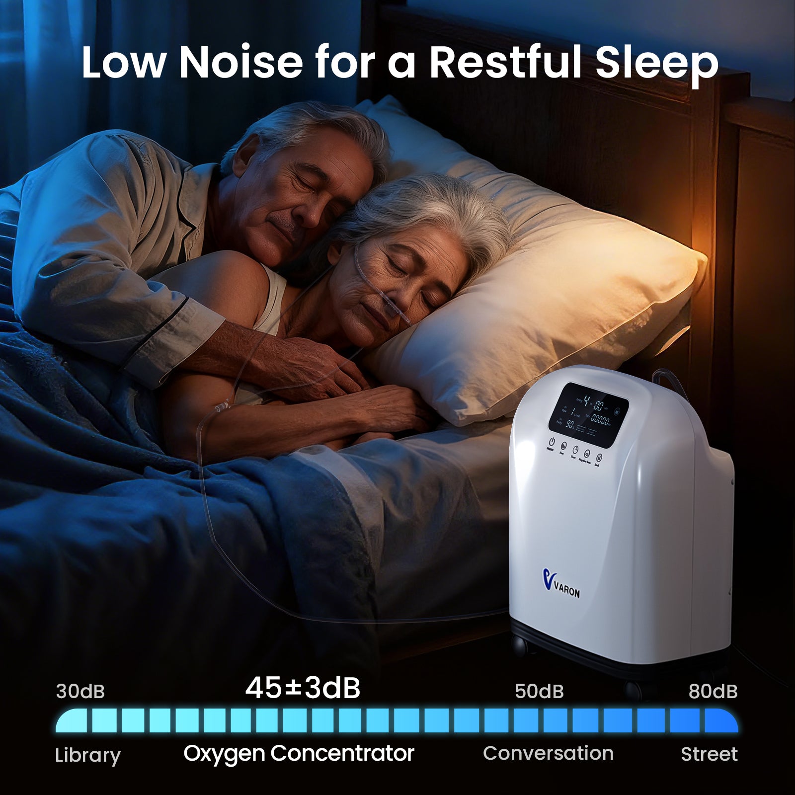 VARON 1-9L Continuous Home Oxygen Concentrator VH-4