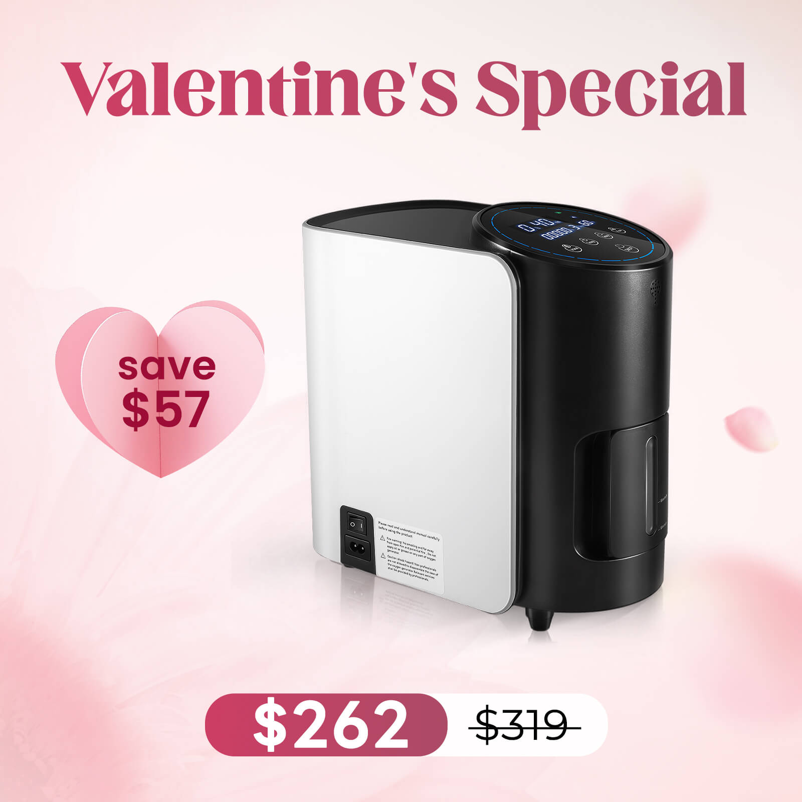 VARON 1-7L Continuous adjustive Oxygen Machine 101W