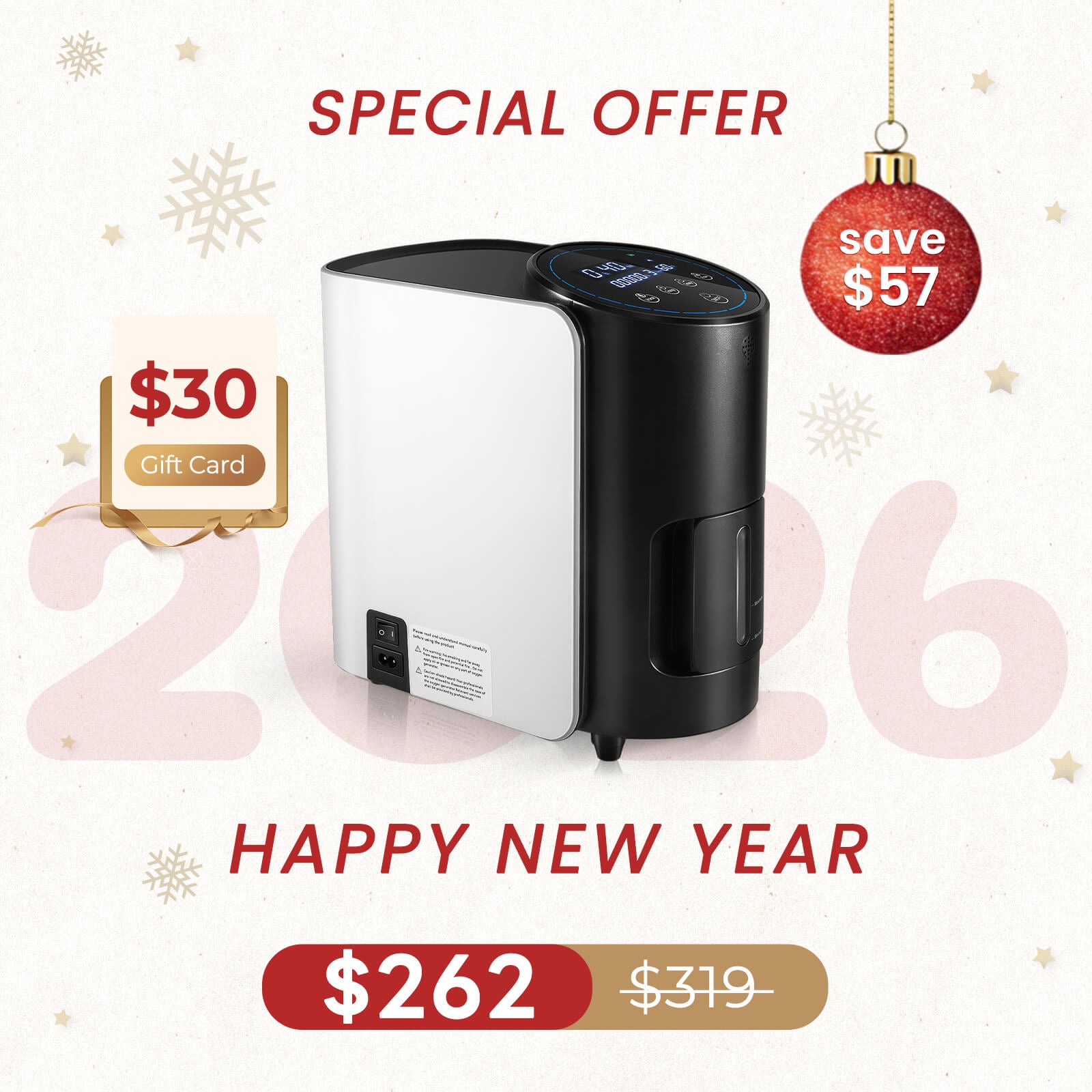 VARON 1-7L Continuous adjustive Oxygen Machine 101W