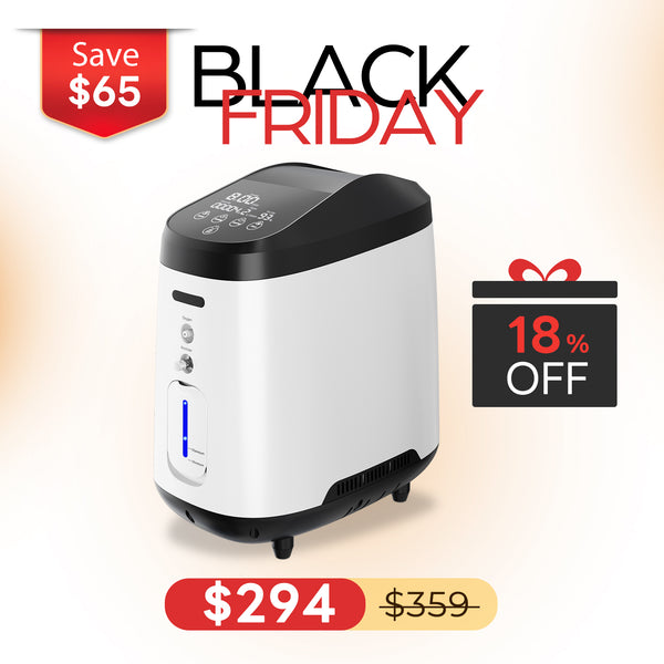 VARON 1-8L/Min Home Oxygen Concentrator 105W Pro