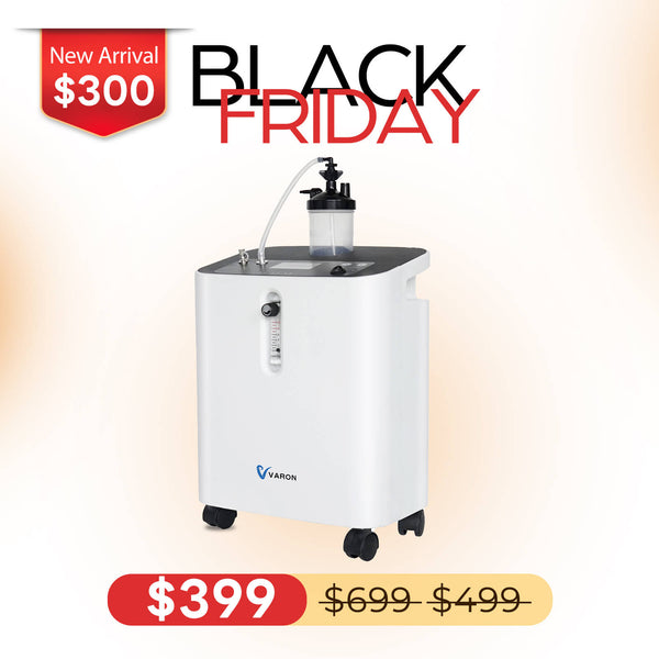 VARON Serene 3 Home Oxygen Concentrator | 1-10 Settings