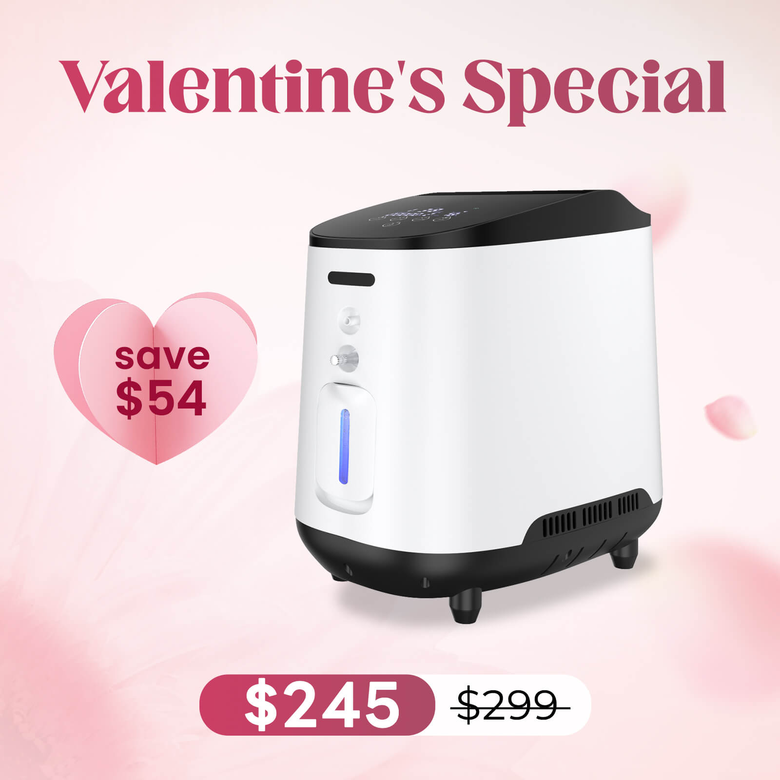 VARON 1~7L/Min Home Oxygen Concentrator 105W