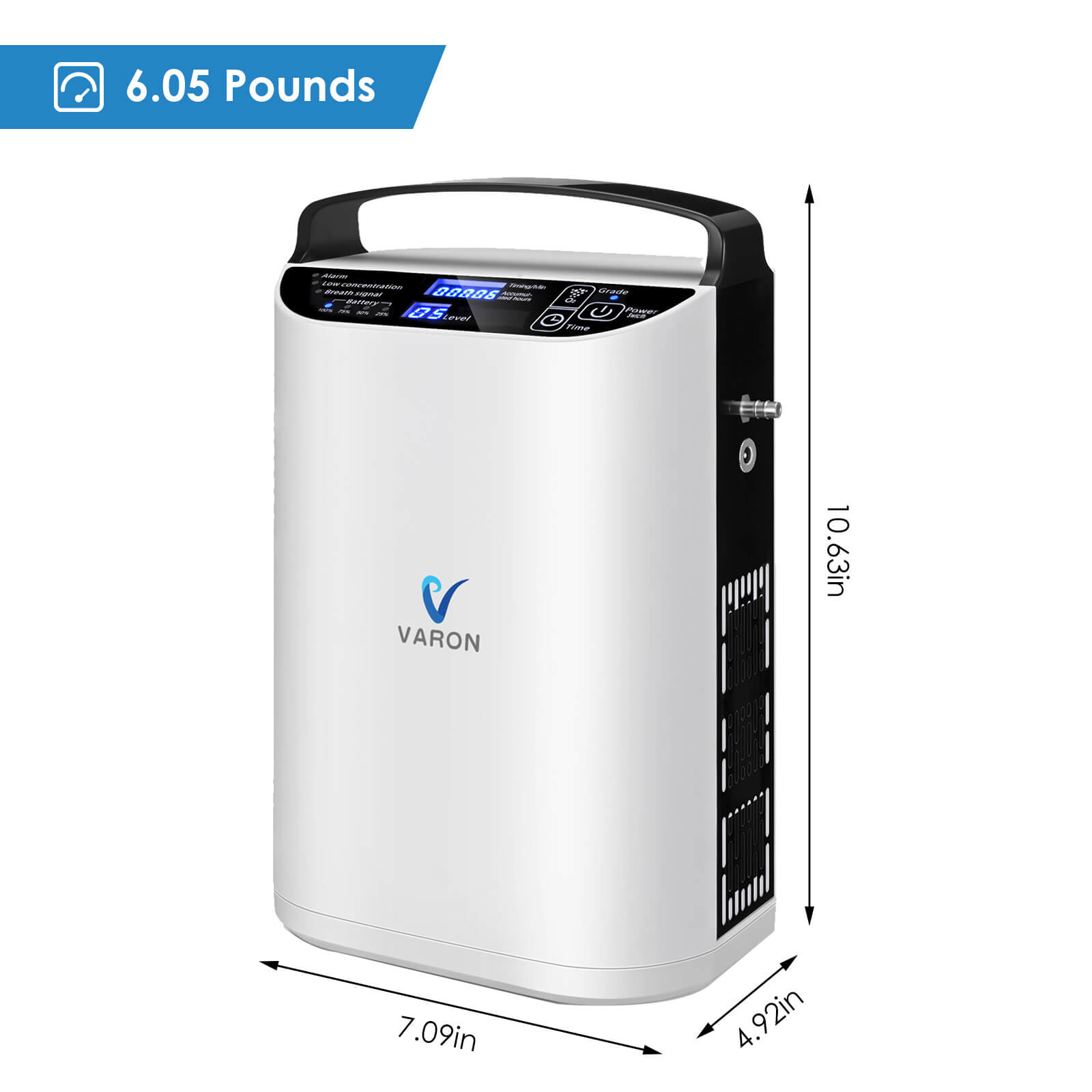 VARON 1-5L Portable Oxygen Concentrator NT-01