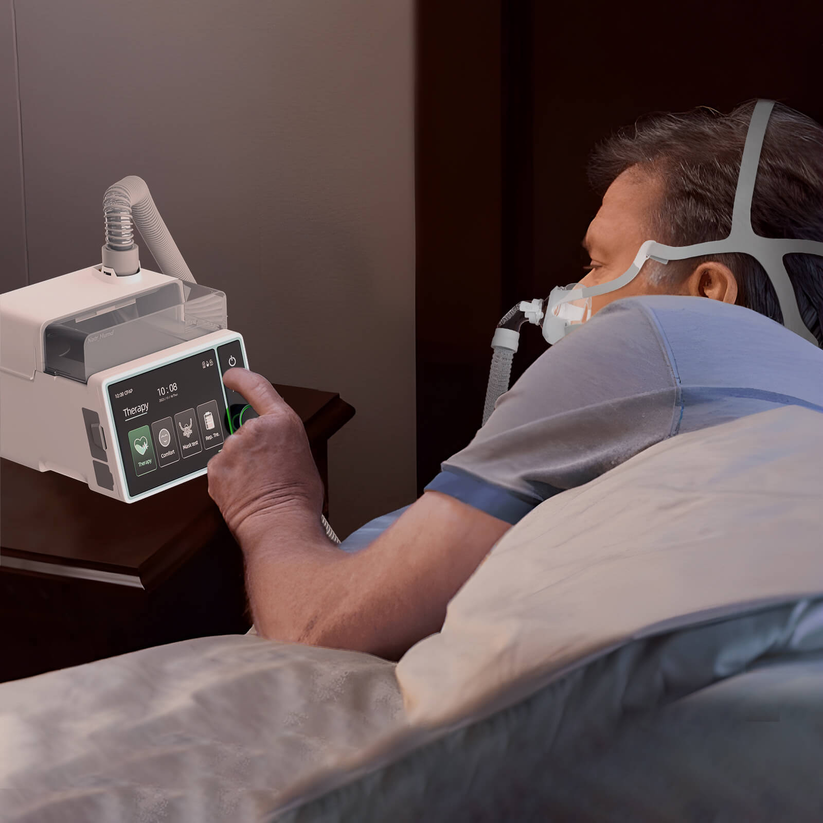SUNNY GRAND 20A CPAP Machine Package with Heated Humidifier