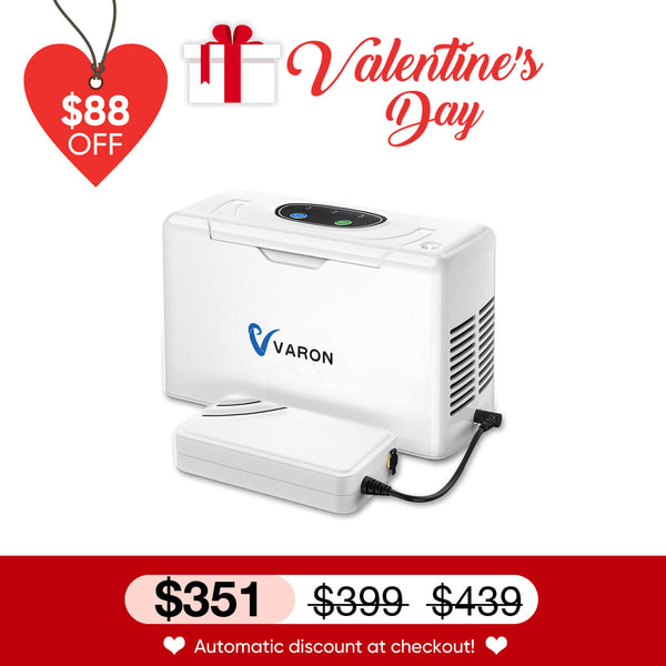 🔥VARON 3L/min Portable Oxygen Concentrator NT-05(Continuous Flow)