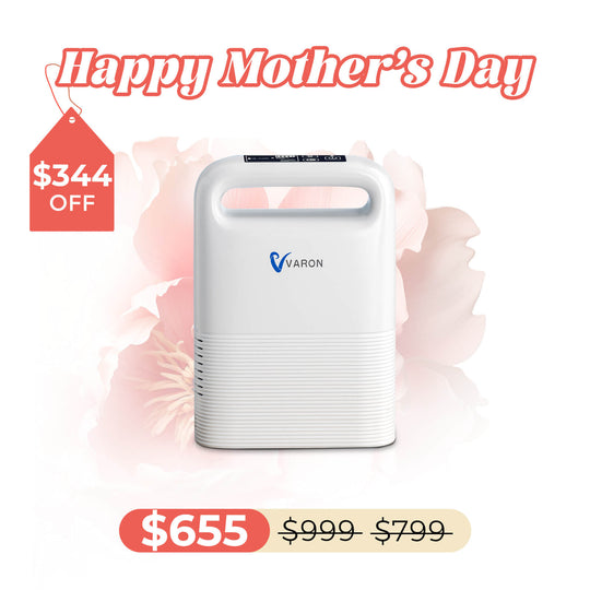VARON 1-5L Pulse Flow Portable Oxygen Concentrator NT-02