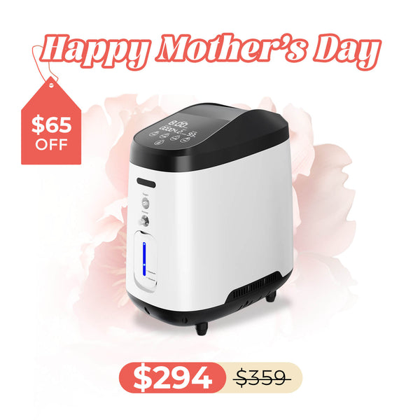 Concentrateur d'oxygène à domicile 1-8L / min Varon faible bruit 105W Pro oxygénothérapie et nébulisation Machine à l'oxygène Version mise à niveau