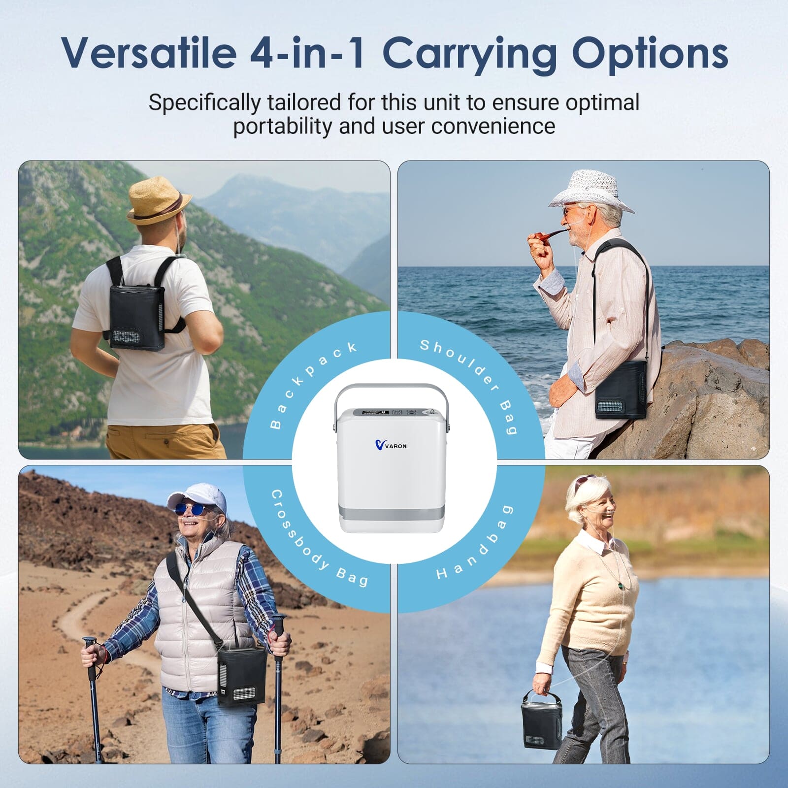 New Arrival! VARON NT-08G Ultra-Compact 1–8L Oxygen Concentrator