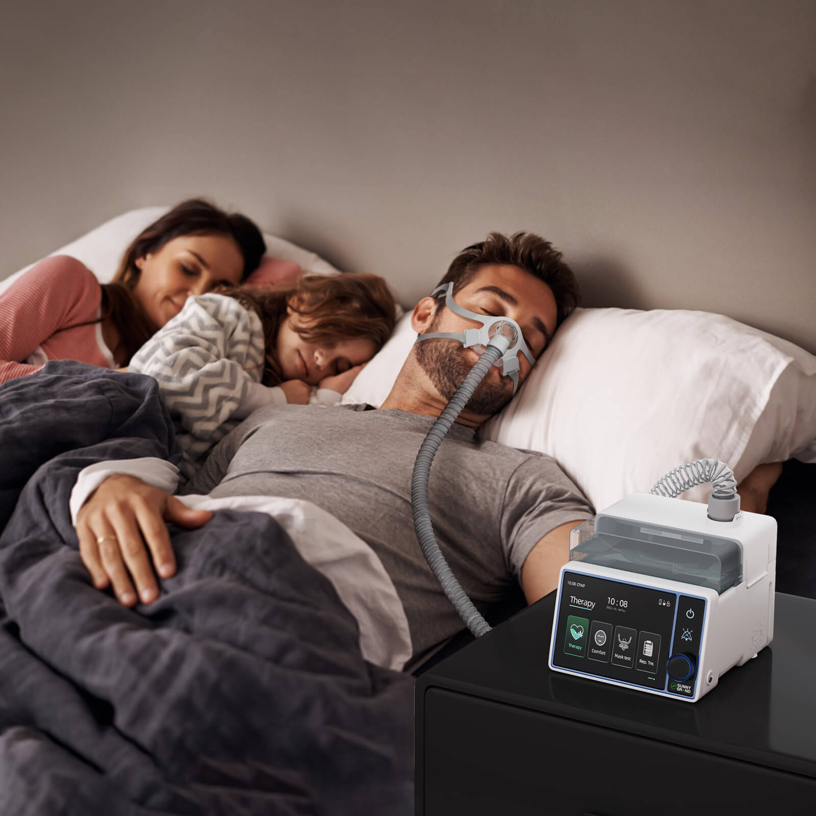 Smart Sleep Apnea CPAP Machine with Continuous Positive Airway Pressur ...