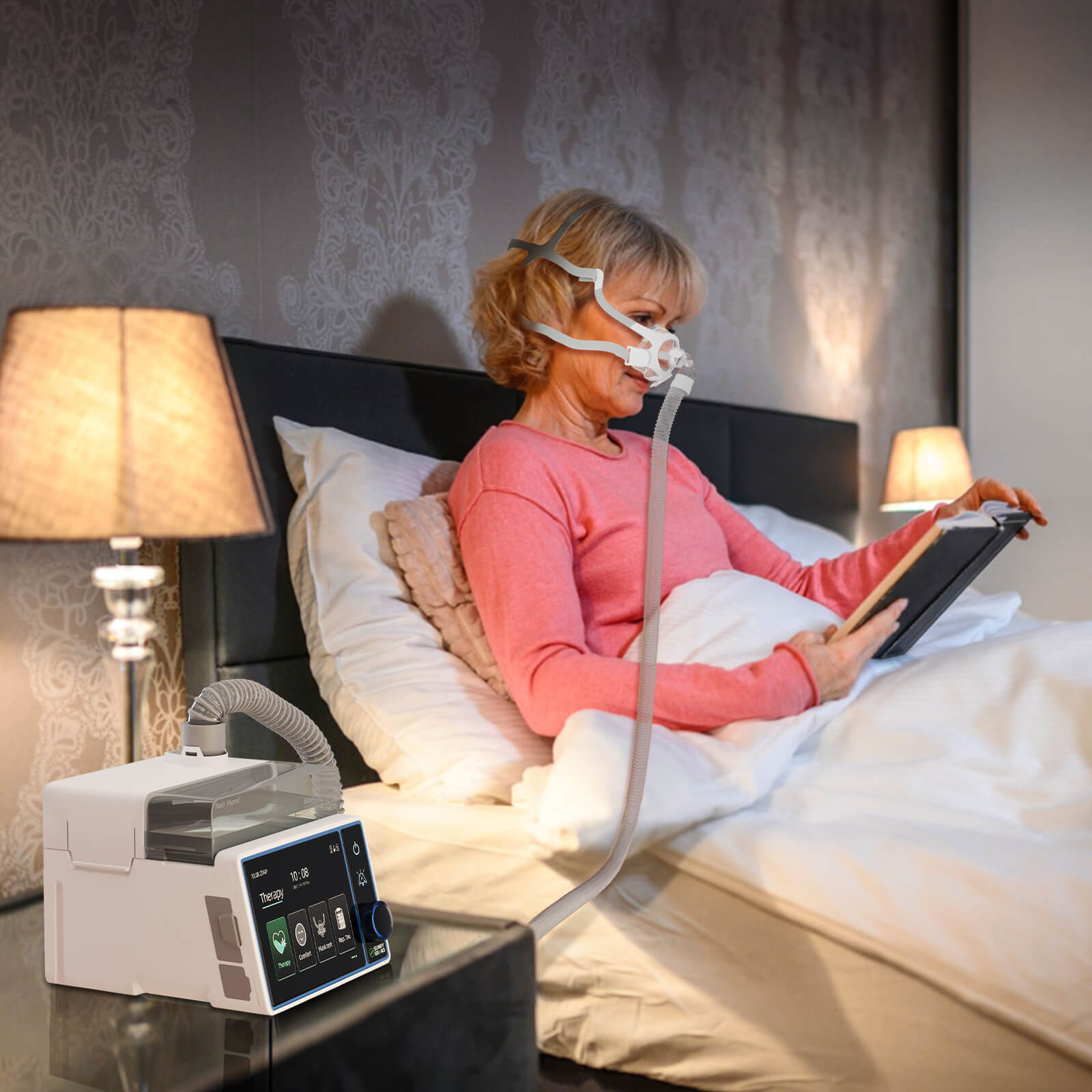 Cpap O2 Number Machine Varon BiPAP Machine | S-Auto-S / CPAP Mode with Full Accessories for ...
