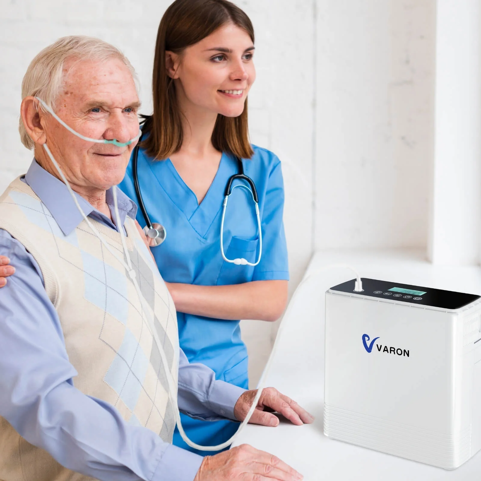 Our Best-Seller! VARON 1-6L Continuous Portable Oxygen Concentrator NT-06