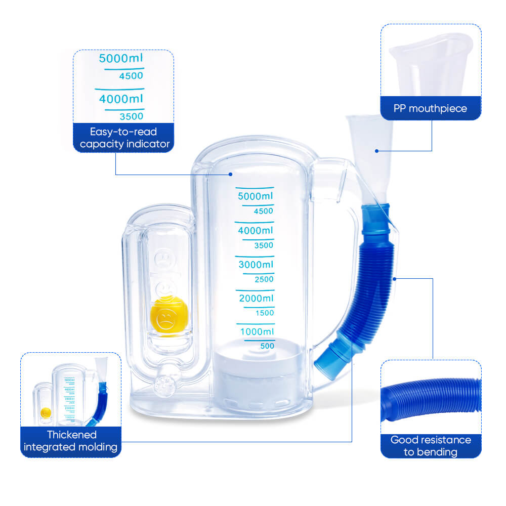 5000ml Lung Breathing Exercise Device