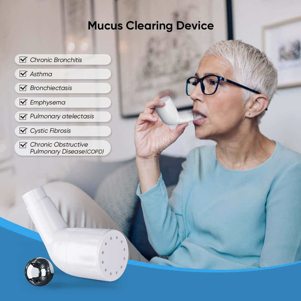 Lung Breathing Exercise & Mucus Removal Device