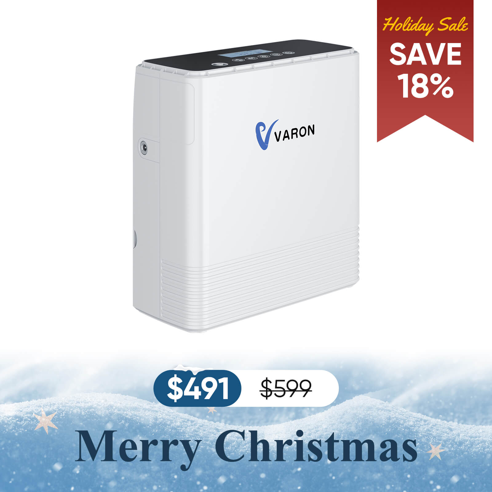 New Arrival VARON 1-6L Continuous Portable Oxygen Concentrator NT-06