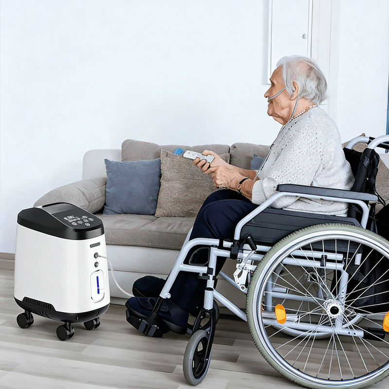 VARON Home Oxygen Concentrator 105W Pro Wheel Edition (1-9 settings)