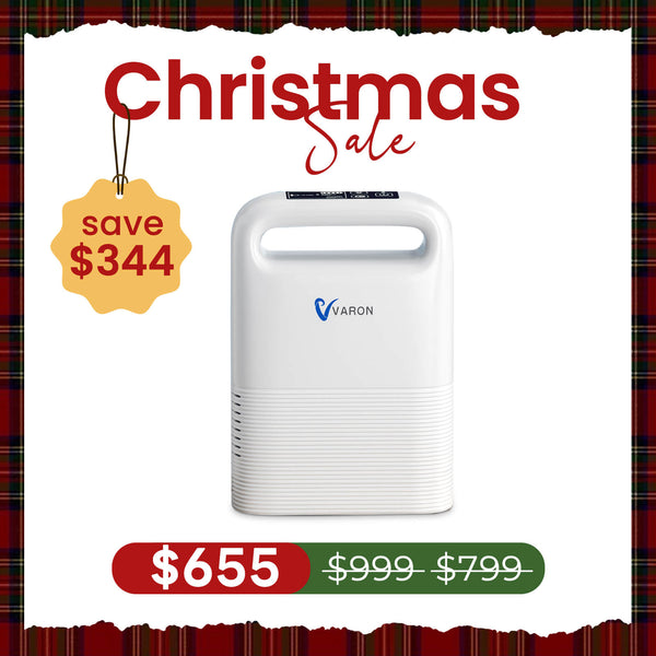 VARON 1-5L Pulse Flow Portable Oxygen Concentrator NT-02