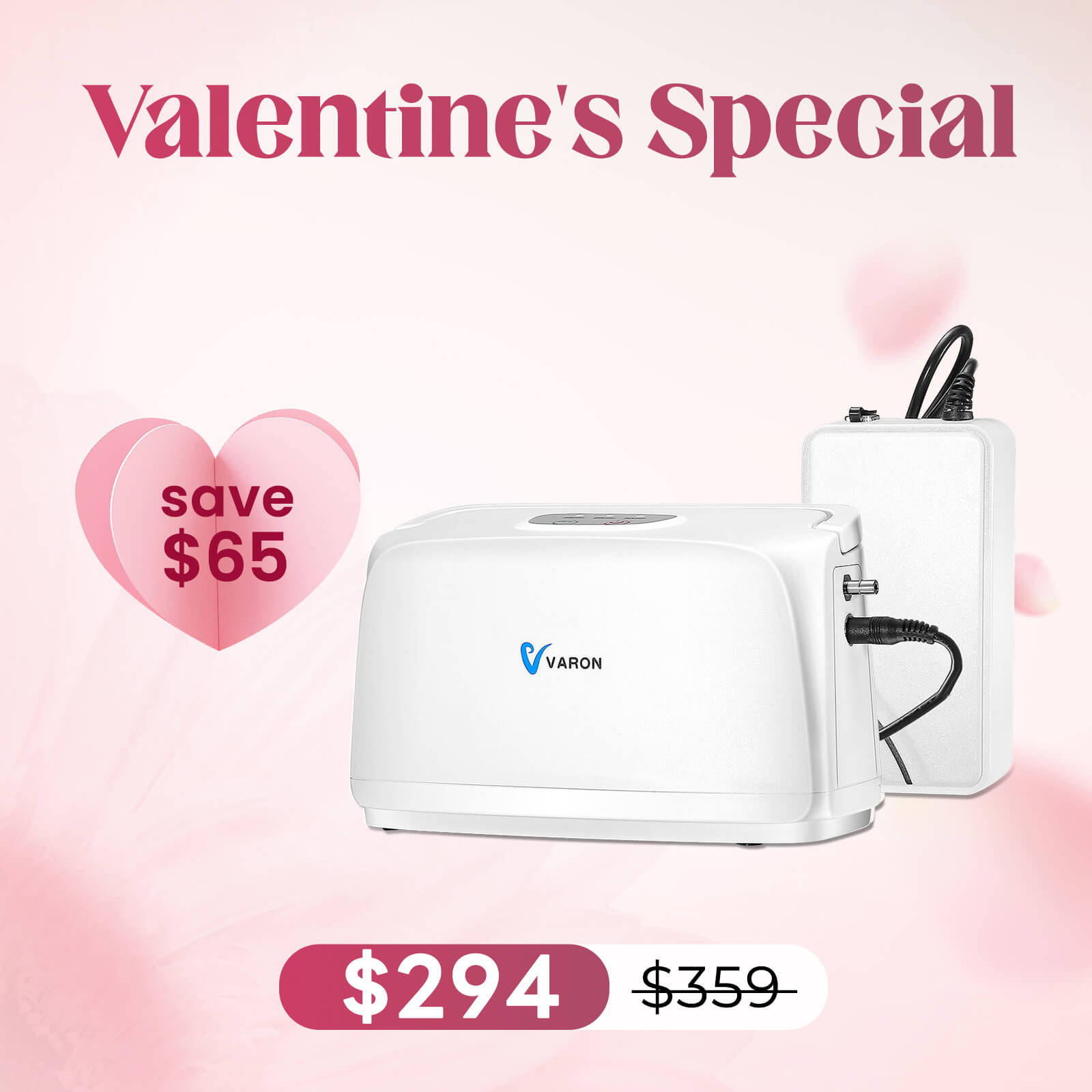 VARON 3L/min Portable Oxygen Concentrator NT-03