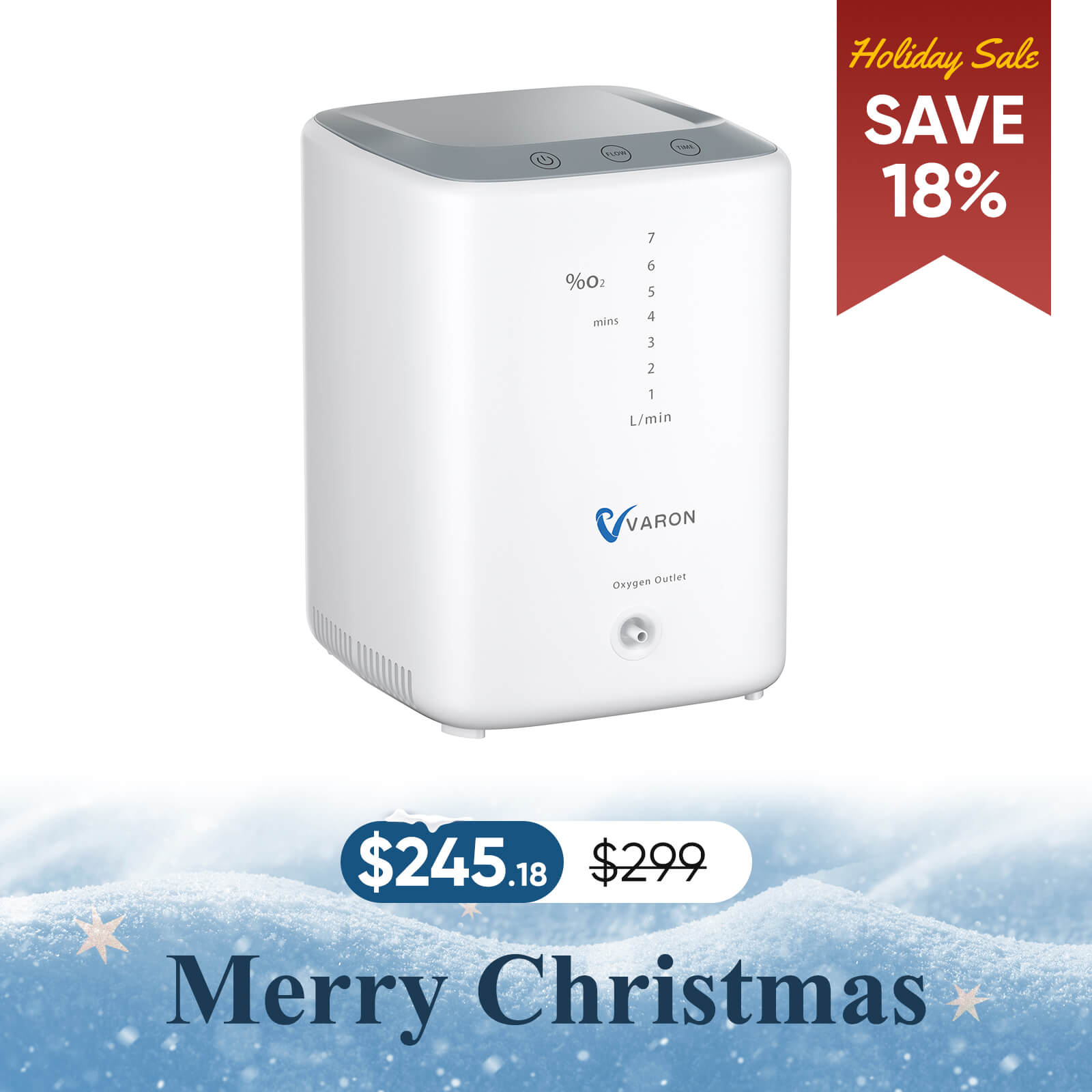 Super Quiet!VARON 1-7L/min Home Oxygen Concentrator NT-04