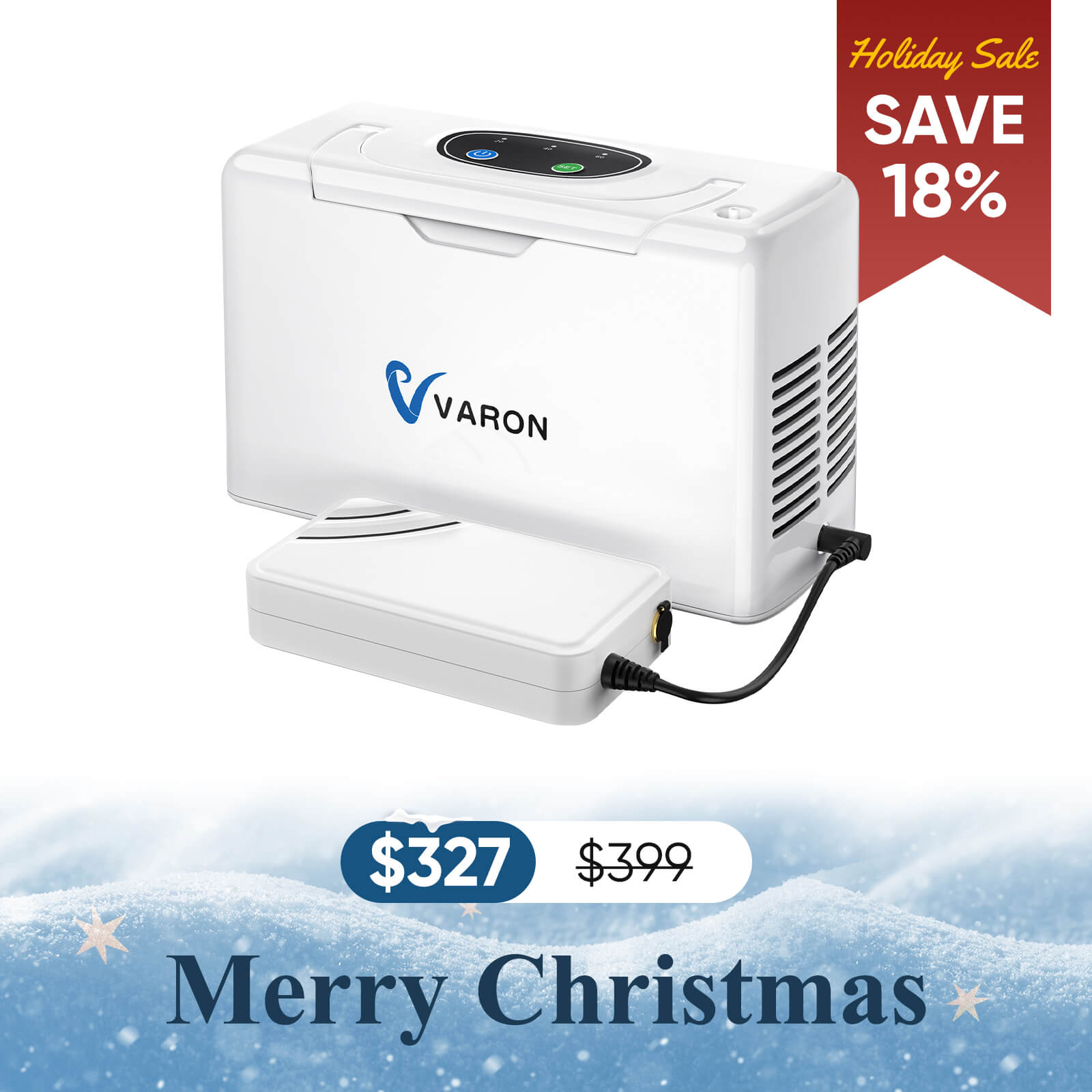 🔥VARON 3L/min Portable Oxygen Concentrator NT-05(Continuous Flow)