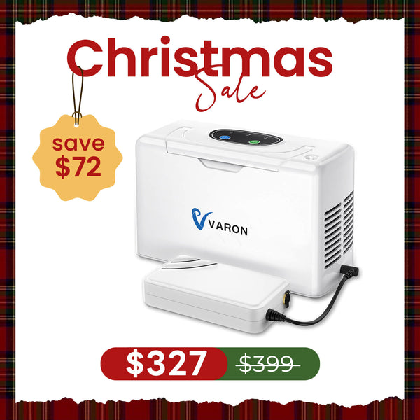🔥VARON 3L/min Portable Oxygen Concentrator NT-05(Continuous Flow)