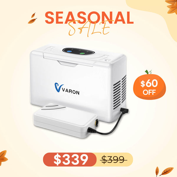 🔥VARON 3L/min Portable Oxygen Concentrator NT-05(Continuous Flow)
