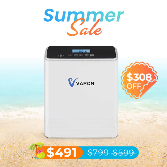 New Arrival VARON 1-6L Continuous Portable Oxygen Concentrator NT-06