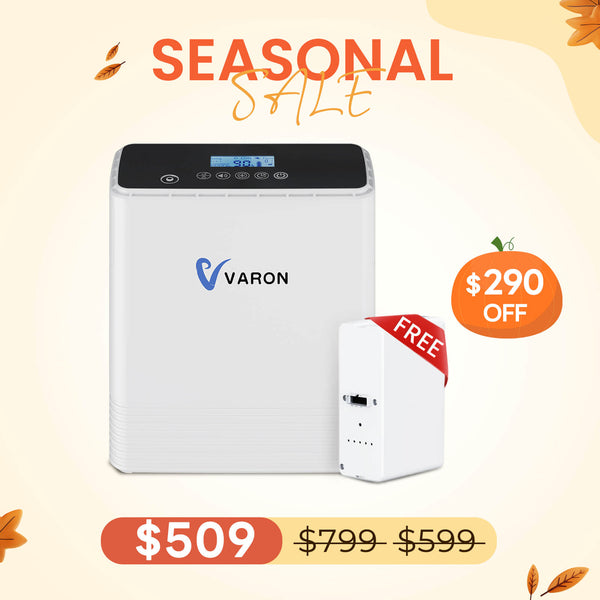 New Arrival VARON 1-6L Continuous Portable Oxygen Concentrator NT-06