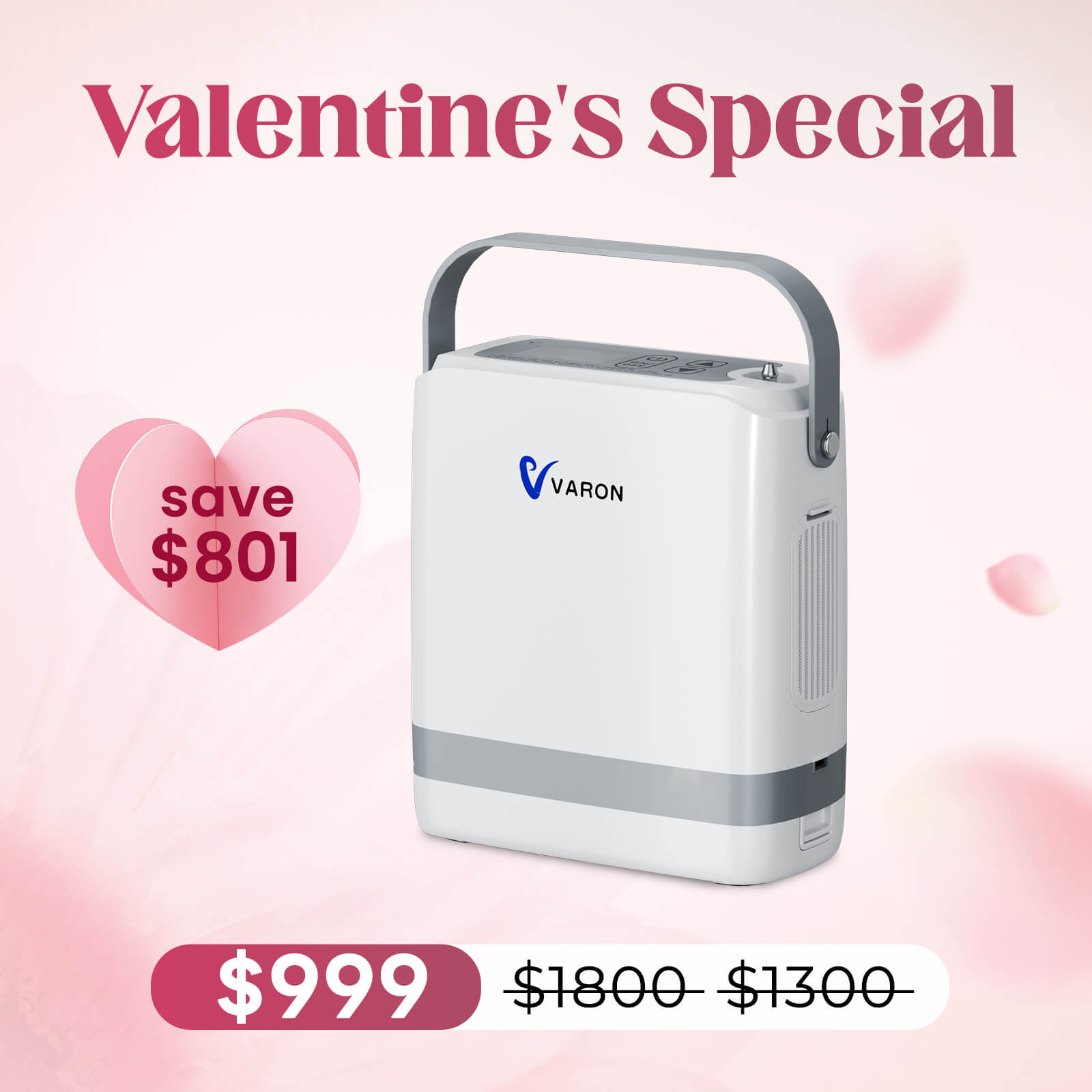 New Arrival! VARON NT-08G Ultra-Compact 1–8L Oxygen Concentrator