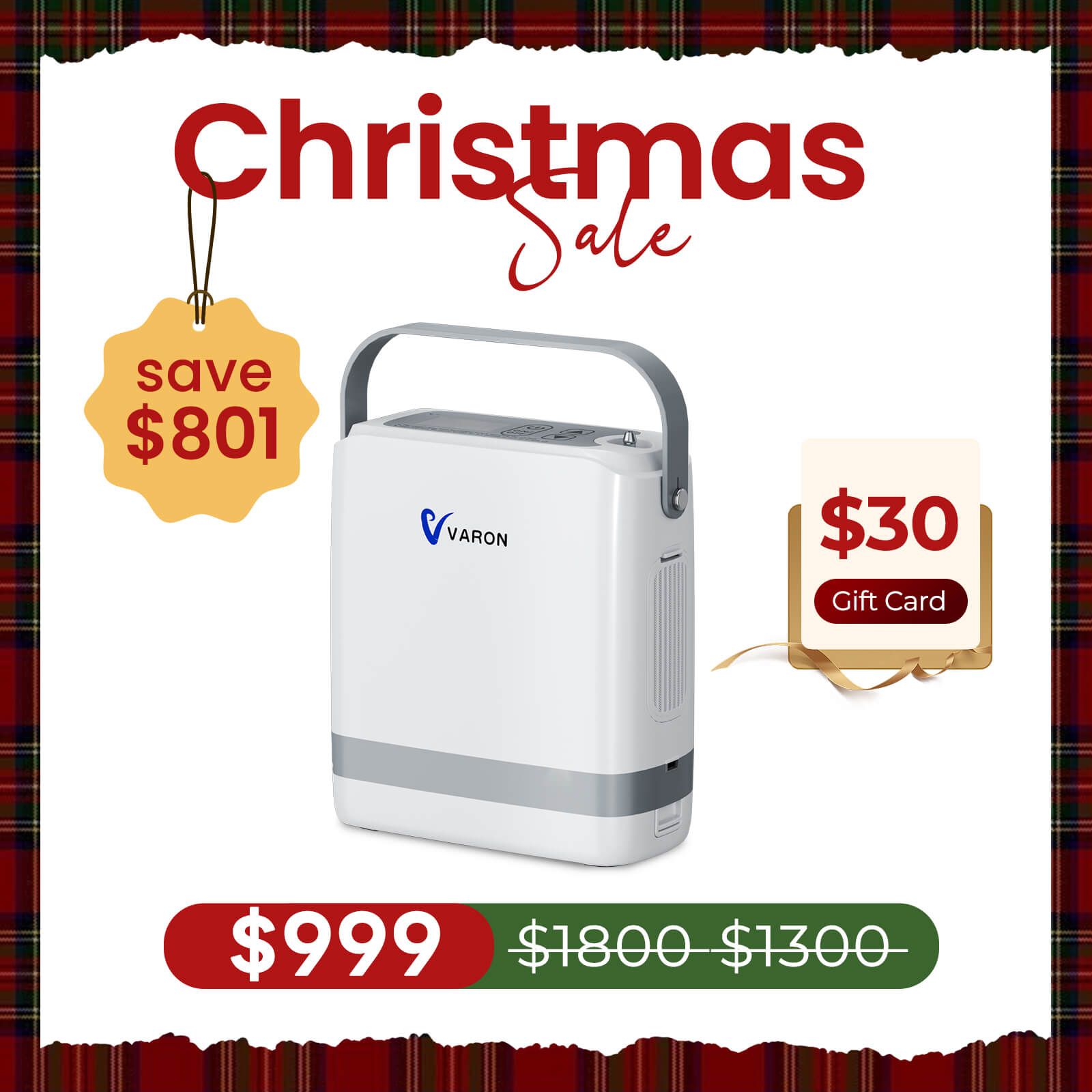 New Arrival! VARON NT-08G Ultra-Compact 1–8L Oxygen Concentrator