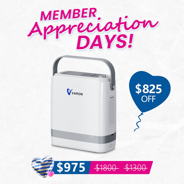 New Arrival! VARON NT-08G Ultra-Compact 1–8L Oxygen Concentrator