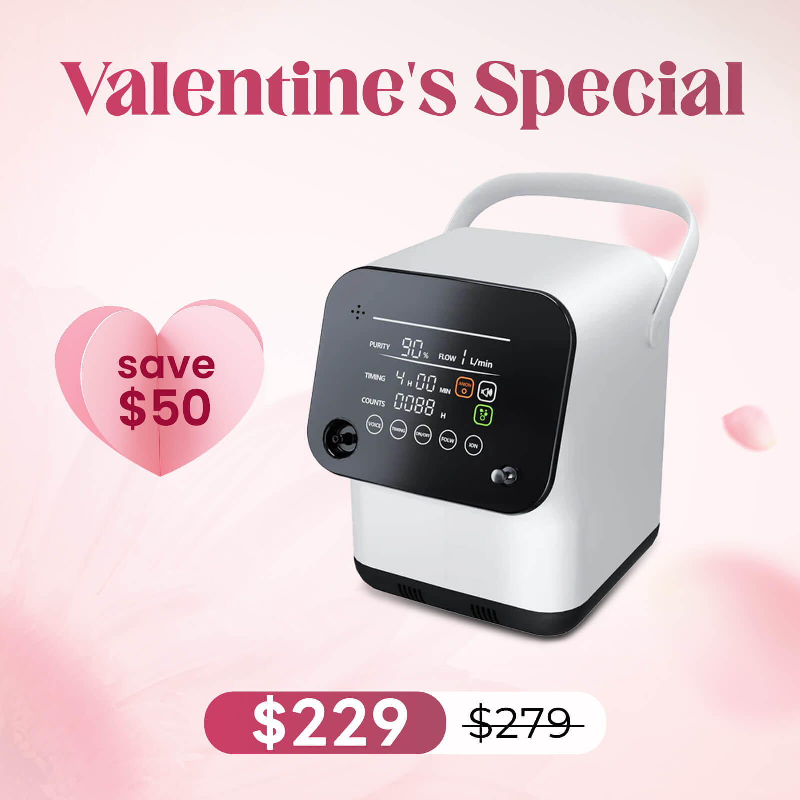 New Arrival! 1-7L/min Home Oxygen Concentrator ZY1SW