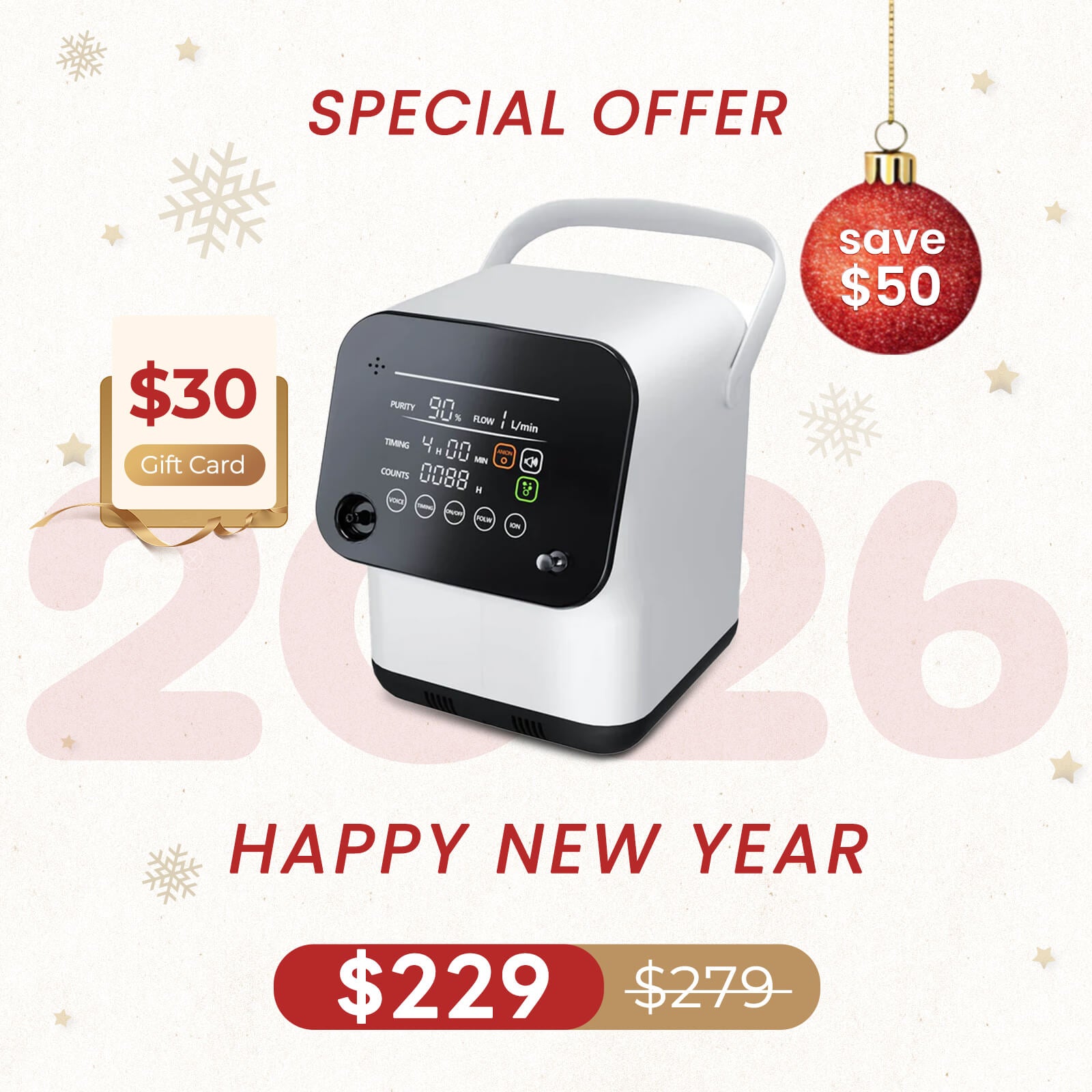 New Arrival! 1-7L/min Home Oxygen Concentrator ZY1SW