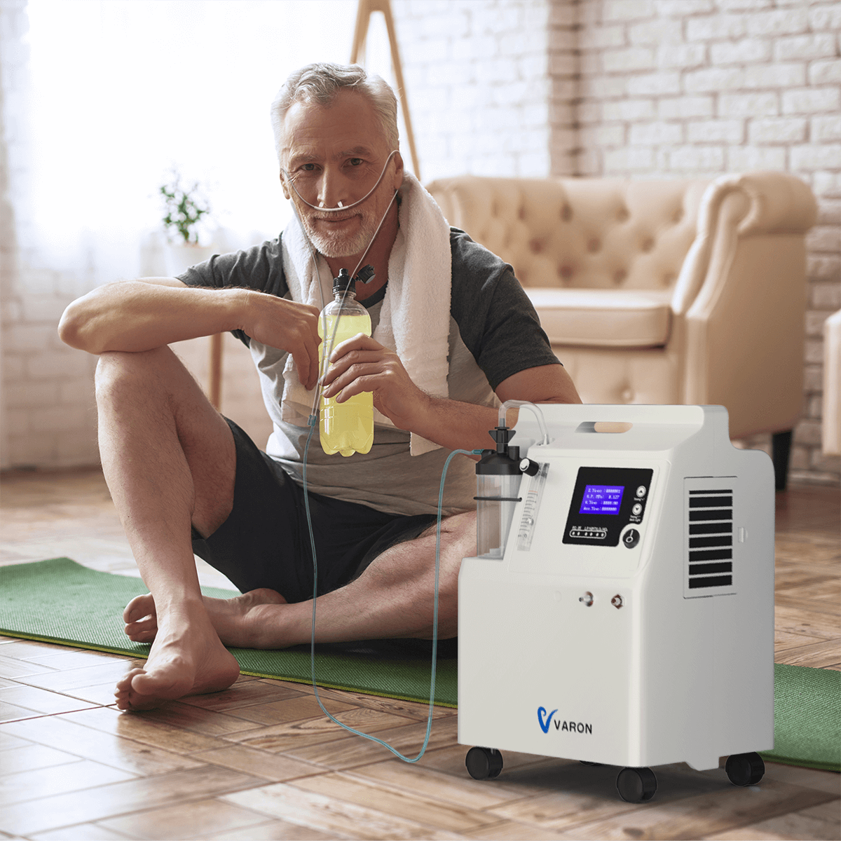 FDA Approval!VARON 5L Home Oxygen Concentrator Serene 5