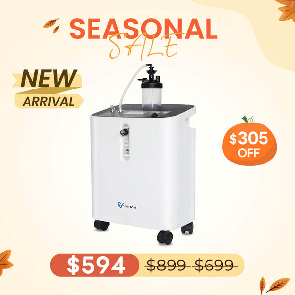 VARON JAY-3EW Home Oxygen Concentrator | 1-10 Settings