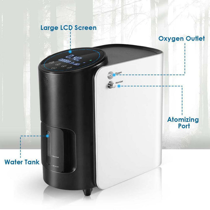 Adjustable Home Oxygen Unit|1–7L Flow – oxygenvip