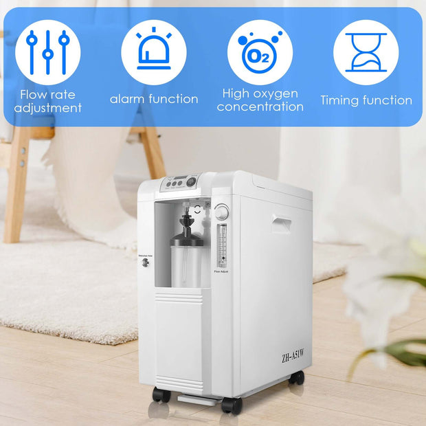93% ± 3% Home Oxygen Concentrator With 0.6~5L/Min ZH-A51